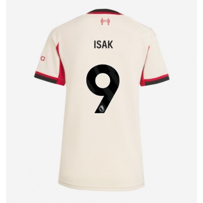 Fotballdrakt Dame Liverpool Alexander Isak #9 Bortedrakt 2025-26 Kortermet Fotballdrakt Dame Liverpool Alexander Isak #9 Bortedrakt 2025-26 Kortermet